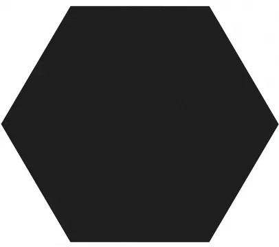 Плитка ITT Ceramic Hexa Black 23,2x26,7