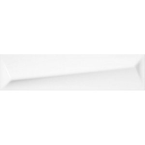 Плитка 30x8 глянцевая ITT Ceramic Boston White Shiny настенная