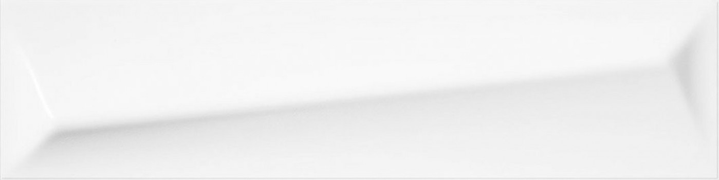 Плитка 30x8 глянцевая ITT Ceramic Boston White Shiny настенная