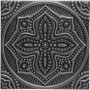 Плитка декор 14.8x14.8 Studio Relieve Mandala Planet Volcanico ADST4072 Adex