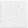 Плитка декор 14.8x14.8 Studio Relieve Mandala Universe Snow Cap ADST4074 Adex