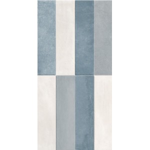 Плитка Dual Gres 60x30 настенная Spirit Acqua рельефная матовая разноцветный