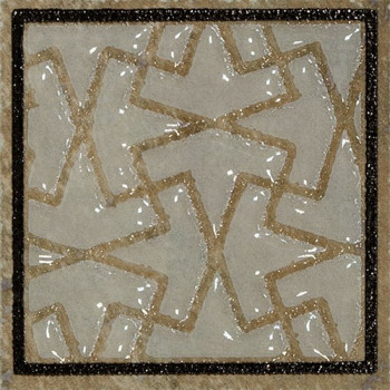 Керамическая плитка Dual Gres Orbit Dec. Olambrilla Kenia Gold 7.5x7.5