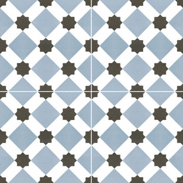 Керамогранит 44.5x44.5 Chic Collection Howard Blue DG_CH_HOW_BLU_DP Dual Gres