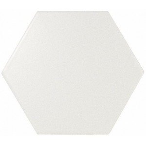 Equipe Плитка настенная 12*11 Hexagon White Matt