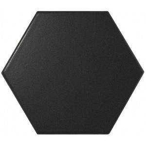 Equipe Плитка настенная 12*11 Hexagon Black Matt