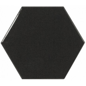 Equipe Плитка настенная 12*11 Hexagon Black