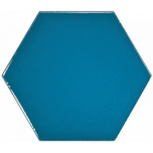 Equipe Плитка настенная 12*11 Hexagon Electric Blue