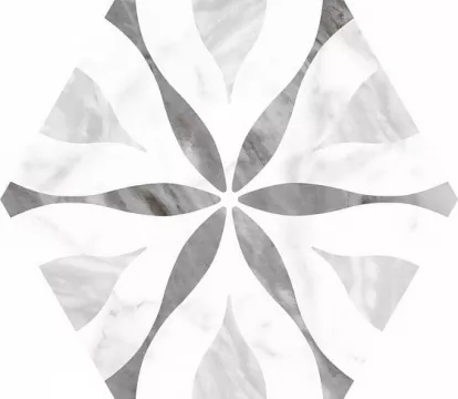 Equipe Плитка напольная 20*18 Hexagon Decor Flower несколько вариантов паттерна