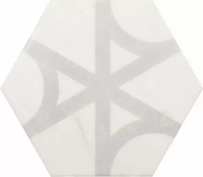 Equipe Плитка напольная 20*18 Carrara Hexagon Flow