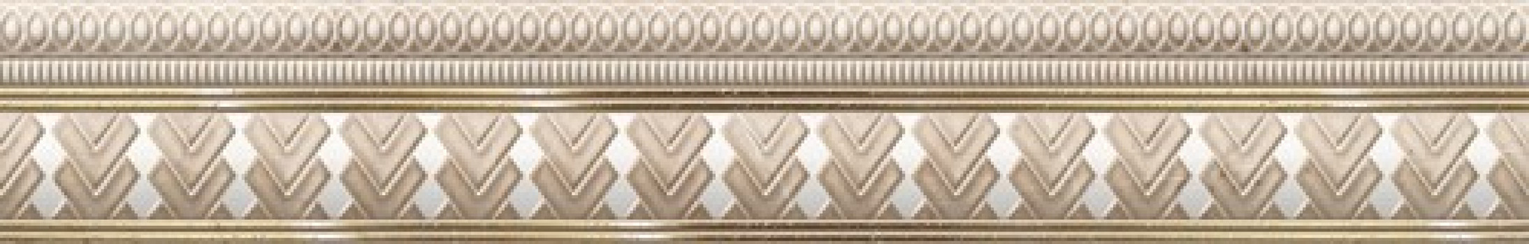 Керамическая плитка Kerlife Botticino Mold. Alessia Crema 25x4