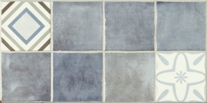 Плитка Stn Ceramica 50x25 Decor Azul Laval глянцевая
