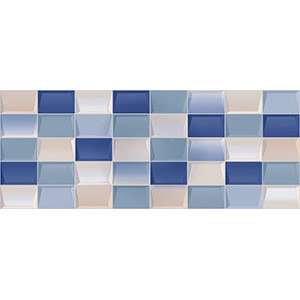 Керамическая плитка Керлайф Elissa Плитка Mosaico Blu 1C 50.5x20.1