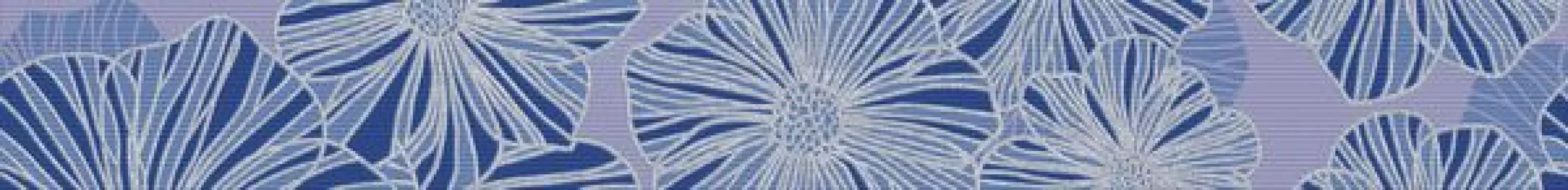 Керамическая плитка Керлайф Splendida Бордюр Azul 1C 50.5x6.2