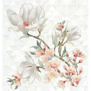 Керамическая плитка Керлайф Primavera Magnolia Bianco 3шт 75.3x70.9