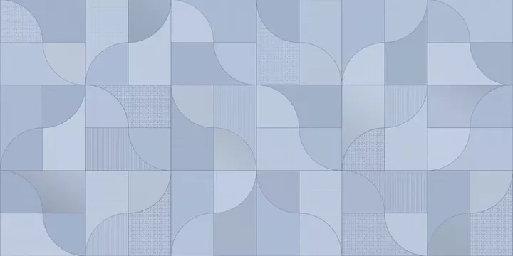 Керамическая плитка Керлайф Декор Colores Geometrico Celeste 63x31.5