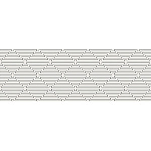Керамическая плитка Керлайф Декор SENSE CREMA MEANDRO 70.9x25