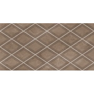 Керамическая плитка Керлайф Декор 31.5*63 CLASSICO AMANI ROMBI MARRON 1c