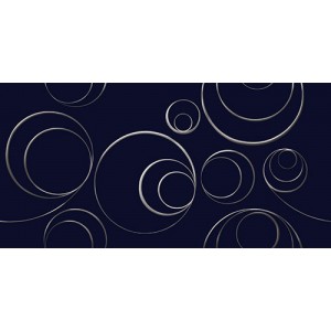 Керамическая плитка Керлайф Декор 31,5*63 STELLA ARABESCO BLU 1c
