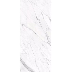Керамогранит 278x120 Supergres Purity Of Marble Xl Statuario Silk 120X278Sp6 сатин мрамор белый