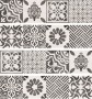 Плитка LB-Ceramics 30x8 Винтаж Вуд Напольный бордюр белый микс 6903-0042 матовая