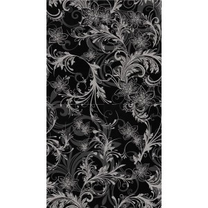 Плитка LB-Ceramics 90x50 Азур панно Крем графит 1609-0001 глянцевая чёрный