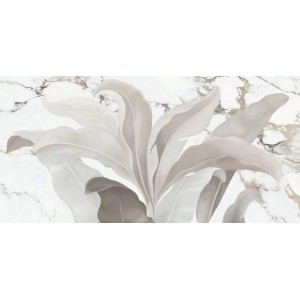 Плитка LB-Ceramics 60x30 Янссон декор 1 светлый 7360-0015 матовая белый