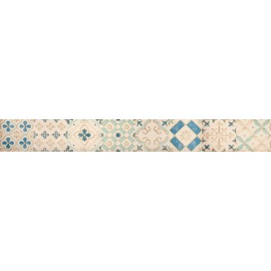 Плитка LB-Ceramics 60x8 Парижанка многоцветный 1506-0172 глянцевая бежевый