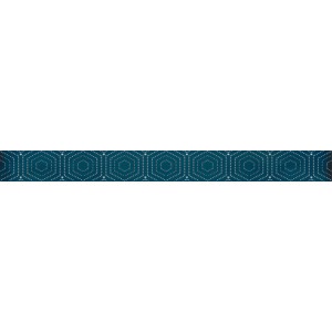 Плитка LB-Ceramics 60x3 Парижанка синий 1506-0175 глянцевая