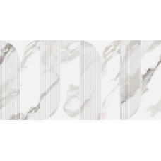 Керамогранит LB-Ceramics 60x30 Рерих светлая декор 7260-0036 матовая, структурированная белый