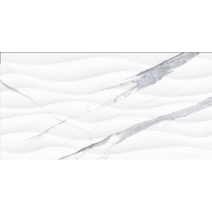 Плитка настенная  Тянь-Шань Керамик 60x30 Белый Рельеф TP3604SWAY глянцевая