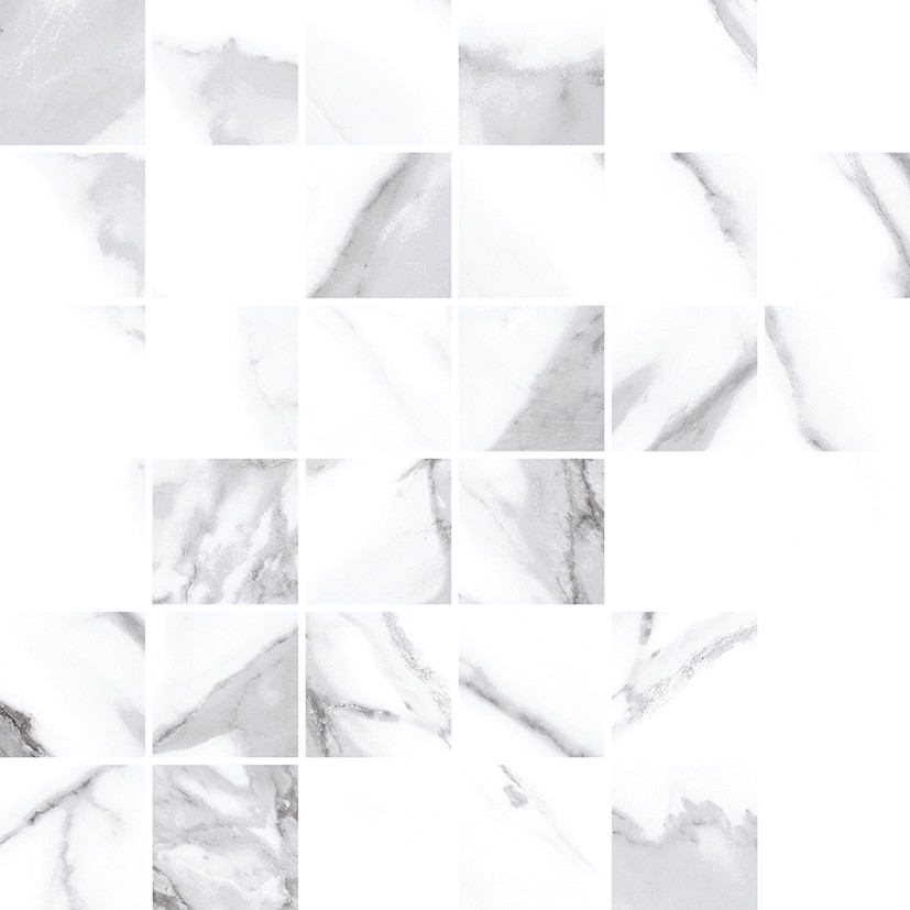 Плитка Laparet 30x30 мозаика микс белый Suite матовая глазурованная